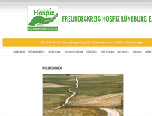 Tablet Screenshot of hospiz-verein-lueneburg.de